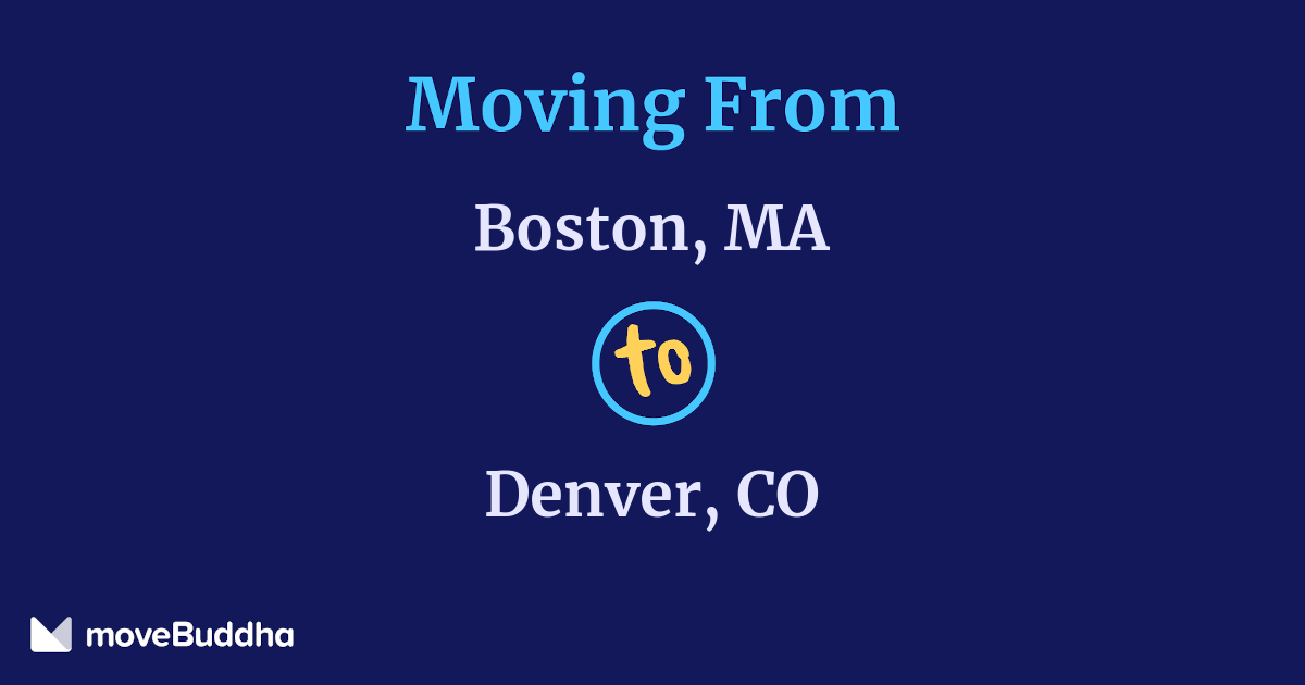 1 295 Movers From Boston to Denver