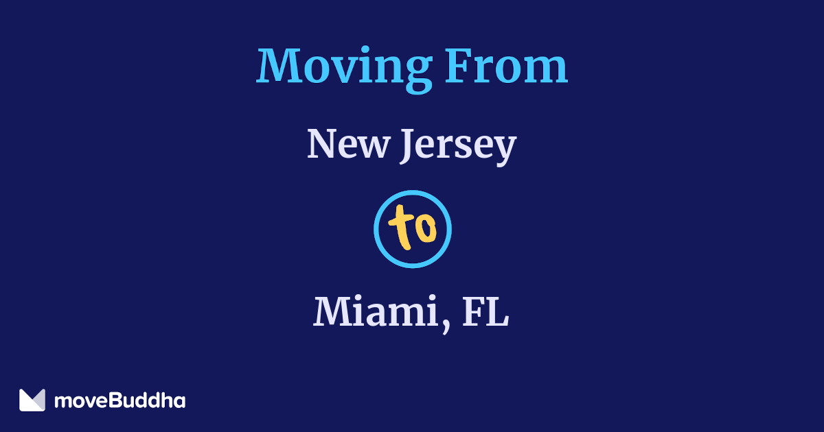 New jersey store to miami florida