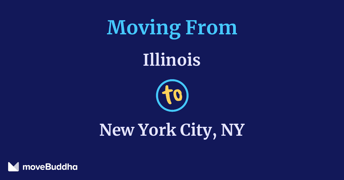 $1,056 Movers From Illinois to New York City, NY