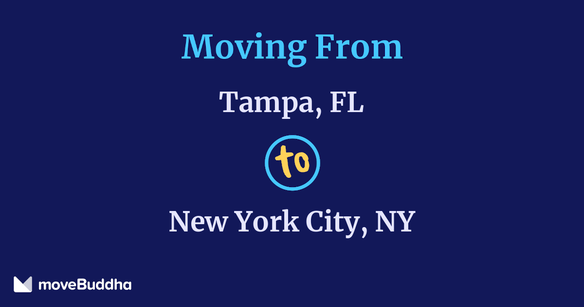 1 122 Movers From Tampa to New York City