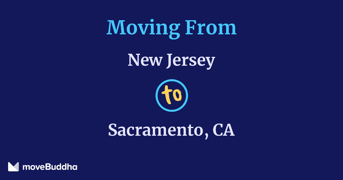 New jersey hot sale to sacramento