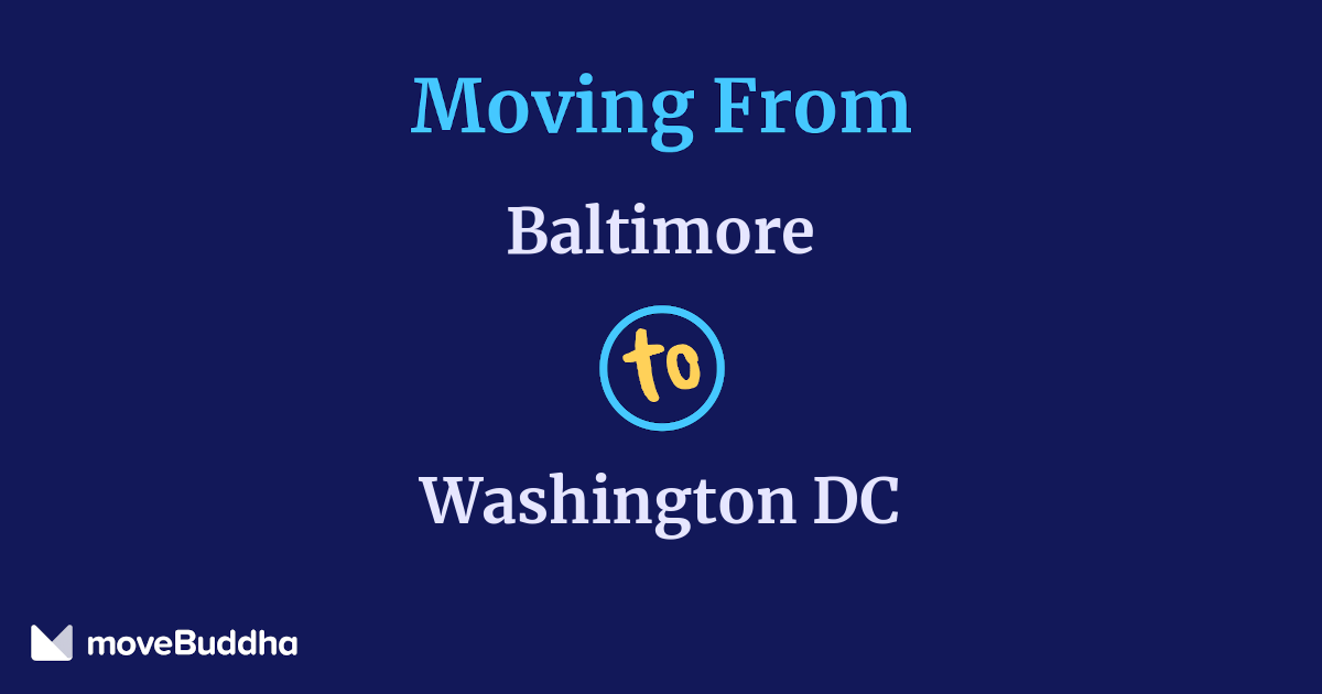 $338 Movers From Baltimore to Washington DC