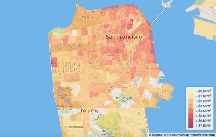 Is Moving To San Francisco Worth It In 2024   SanFrancisco Neighborhood Rent Map 700x446 