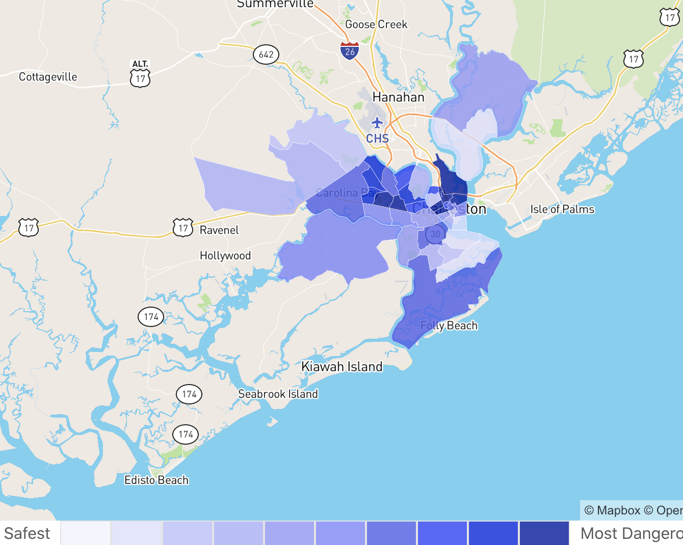 Moving To Charleston Everything You Need To Know In 2024   Charleston Crime Map 2021 