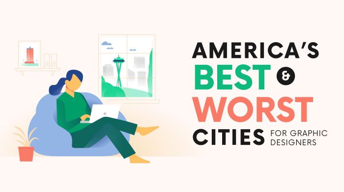 Americas best and worst cities graphic designers