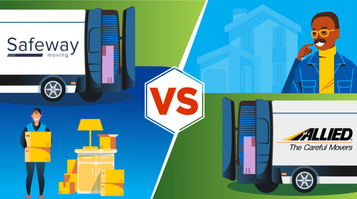 safeway moving vs allied van lines