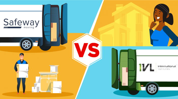 safeway moving vs. international van lines